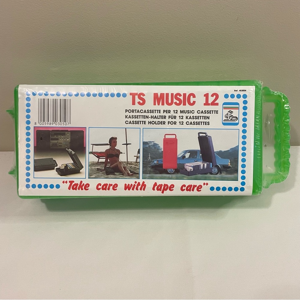 Vintage TS Music 12 Cassette Carrier Case Sealed New!